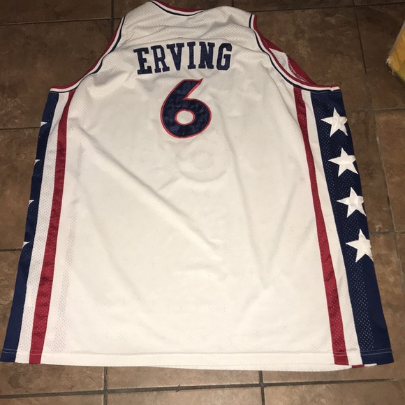 Men’s NBA 76’ers Erving Jersey - Picture 5 of 7